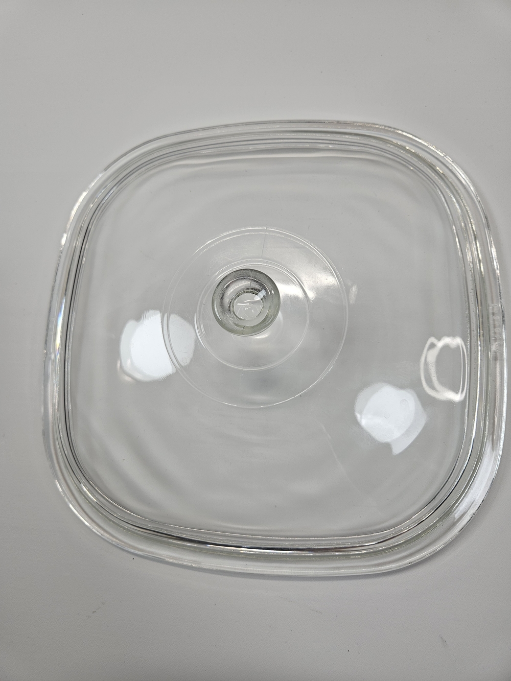 Pyrex Clear Glass Square Replacement Lid P-10-C1 Only for Corning Ware Casserole